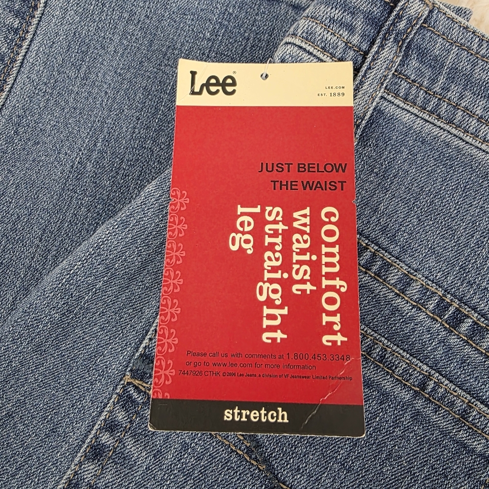Lee Comfort Waistband Straight Leg Jeans - Picture 4 of 15